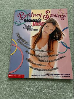 Britney Spears Book Backstage Pass (1999) Scholastic - Excellent Cond 1st Print