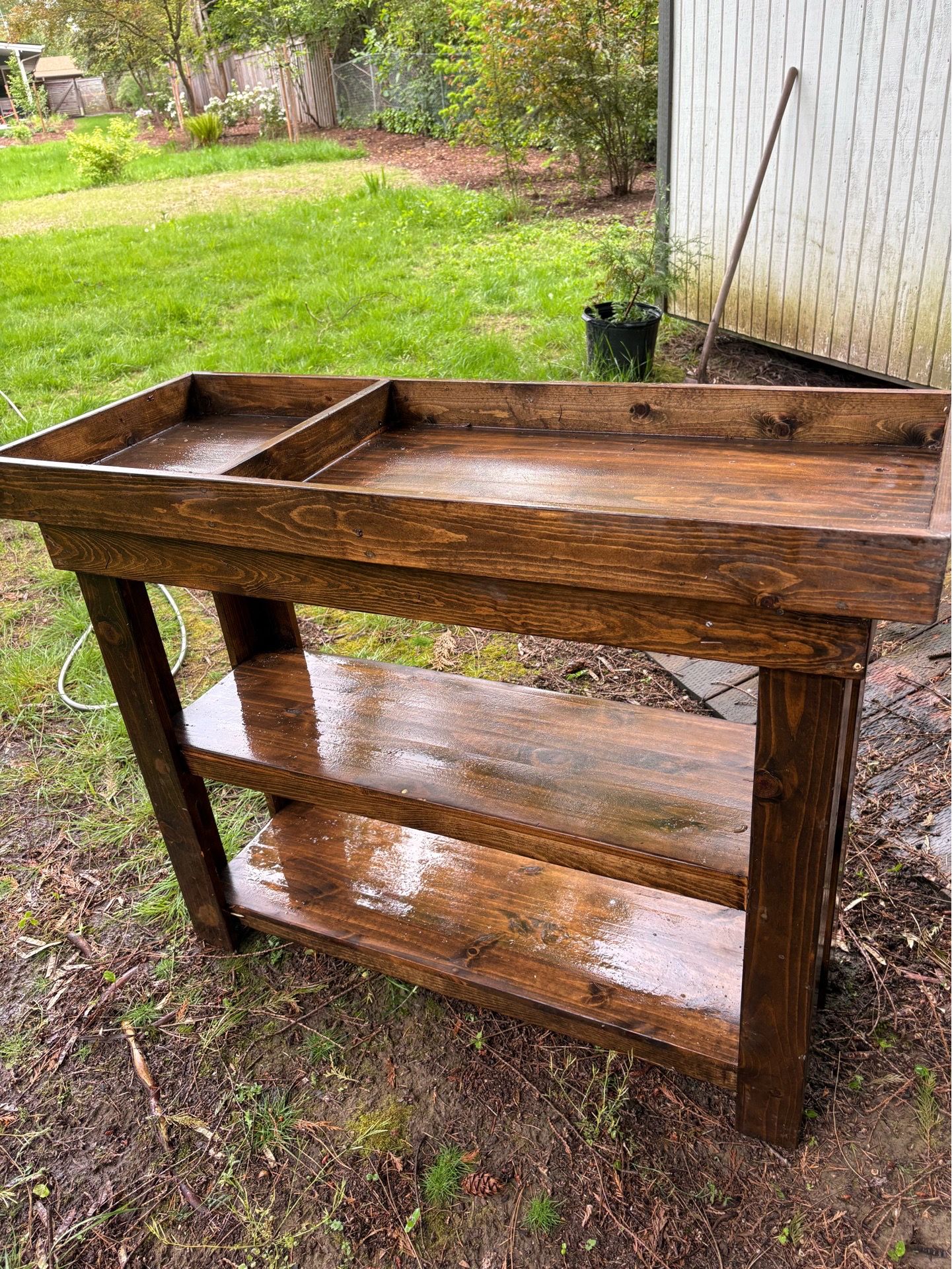 Wooden Potting Table