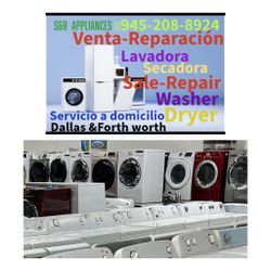 R”- Paracion De Lavadoras Y Secadoras🔴 Washer And Dryer R”- Pair 🟢