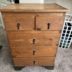 Small Wood Dresser 