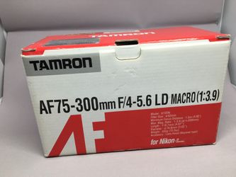 Nikon tamron 75-300 telephoto lens