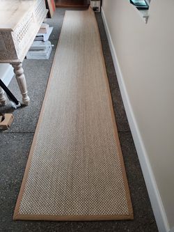 Nautral fiber sisal runner. BRAND NEW!