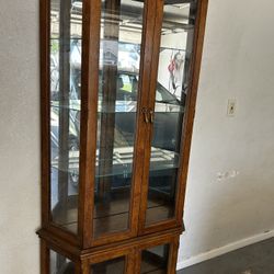 Wood Hutch Cabinet