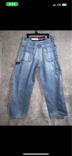Vintage 90s Tommy Hilfiger Flag Spell Out Denim Baggy Carpenter Jeans Men’s 36