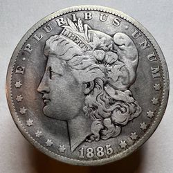 LOT of 8 Morgan Silver Dollars CC 8TF O 1878, 79, 80, 85, 91, 1921
