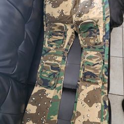 Valabasas Flared Camouflage Jeans (Size 36) Excellent Condition Like New 