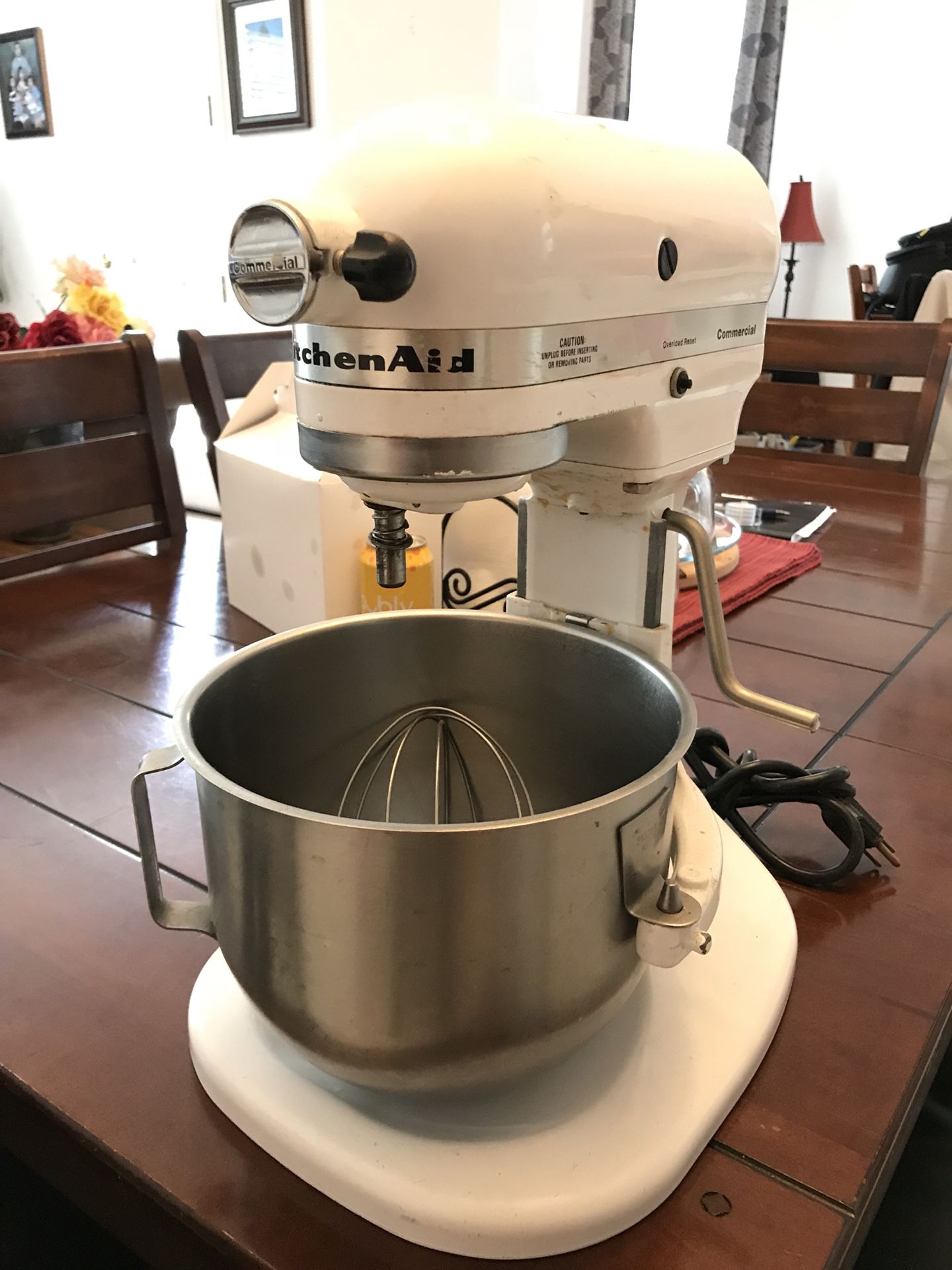 Kitchenaid Commercial 5 quart Stand Mixer KSMC50S with Bowl and