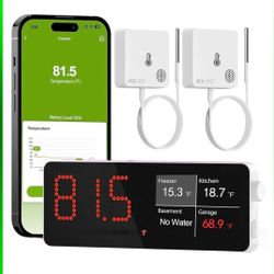 WiFi Thermometer freezer Alarm 
