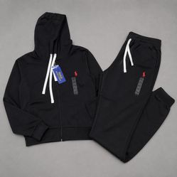 Polo Ralph Lauren Black Tracksuit Set Size S
