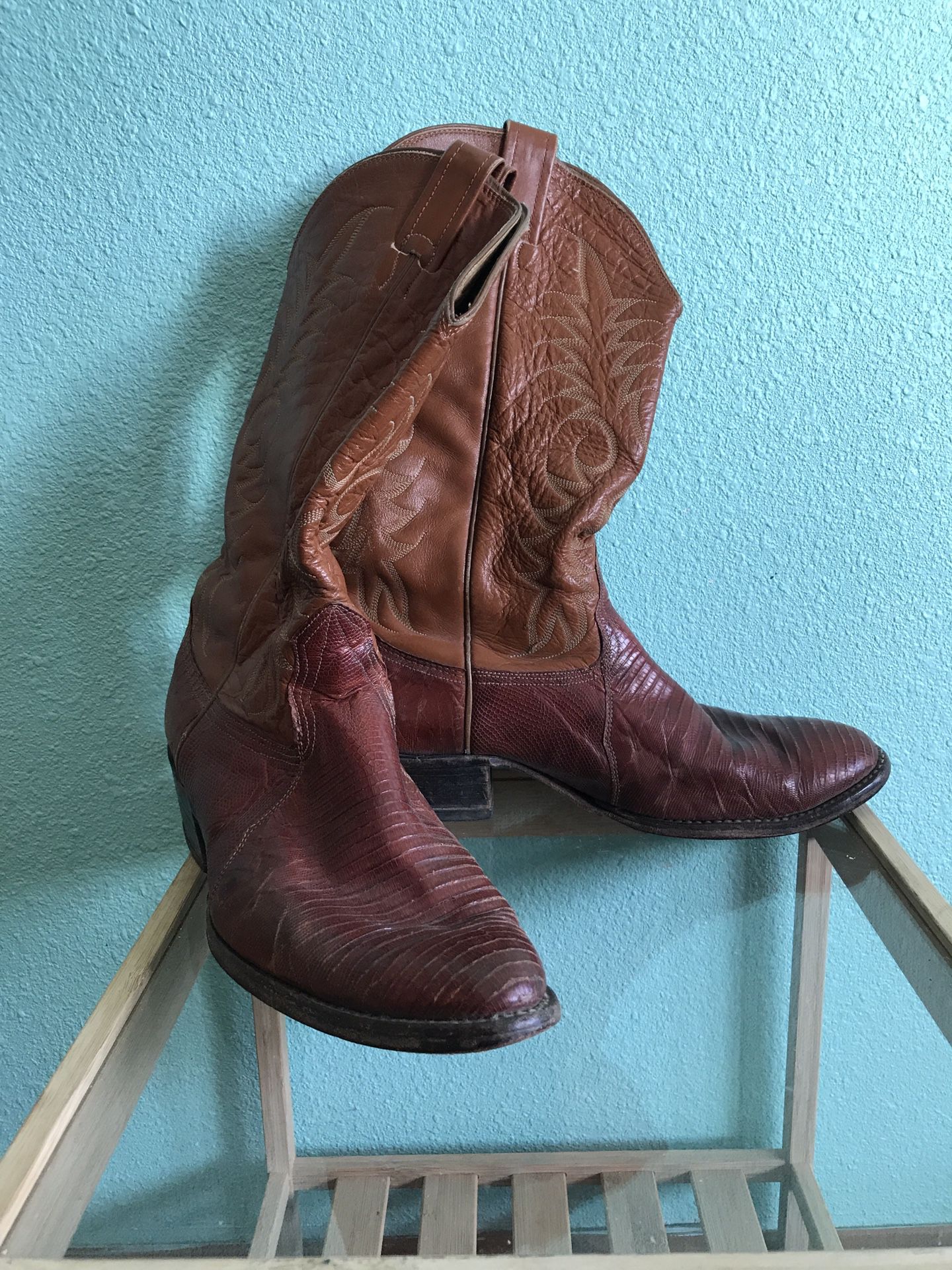 Nocona Cowboy Boot Size 9.5 E - Brown - Men