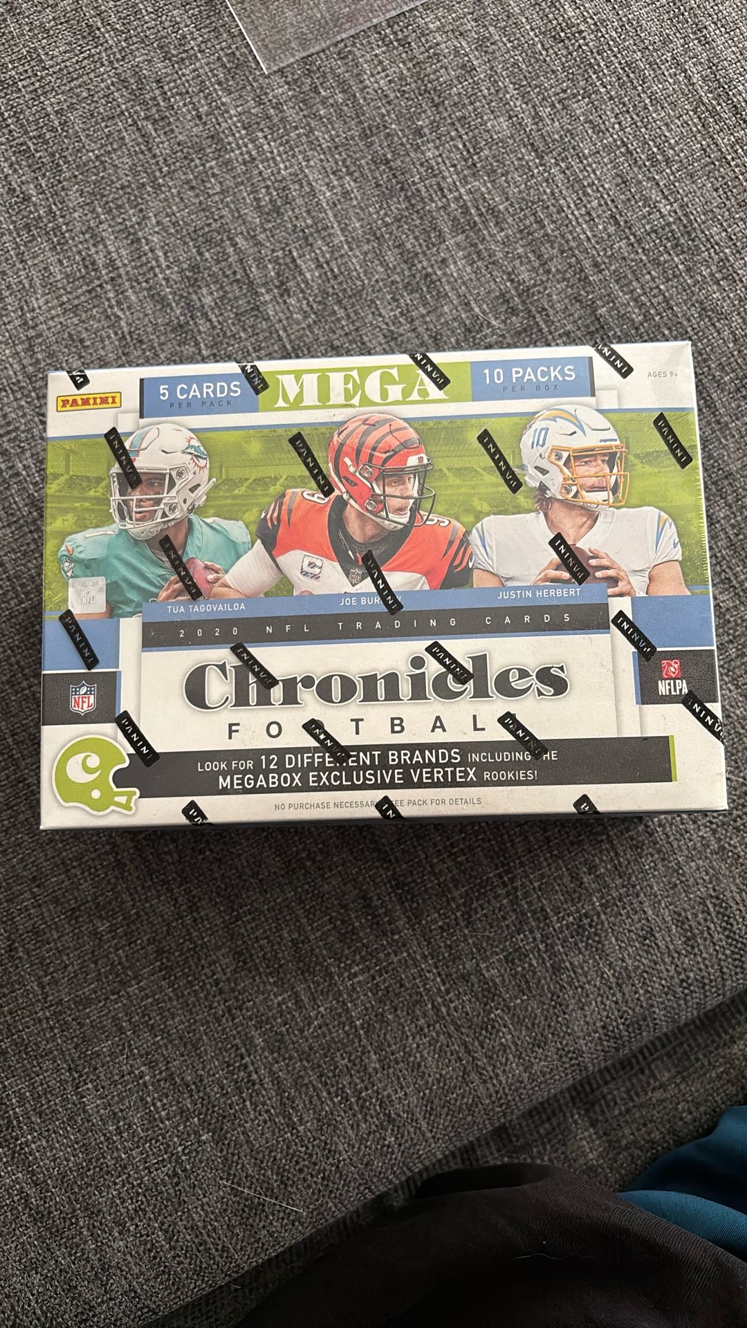 2020 Panini NFL Chronicles Football FACTORY SEALED Mega Box - Burrow, Herbert