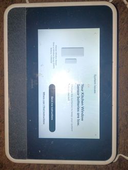 Tablet doorbell cam 2 cameras and 5 sensors