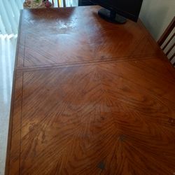 Dining table and chairs wood