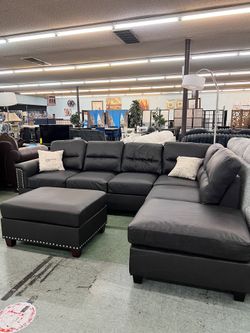 🚚Hot Deal🚚Brand New 2pc Sectional With Ottoman $899, Payment Available, Delivery Available 