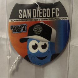 San Diego FC: Soapy Joe’s Car Wash Air Freshener