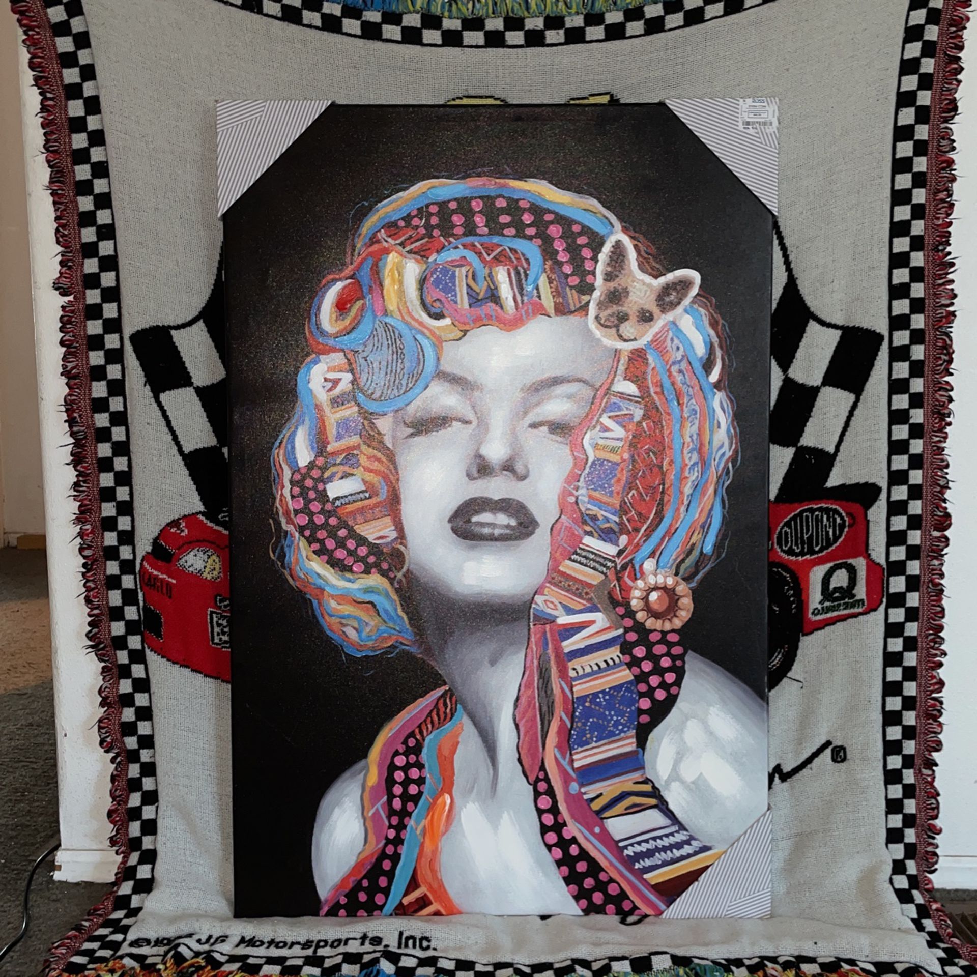 Marilyn Monroe Abstract Painting