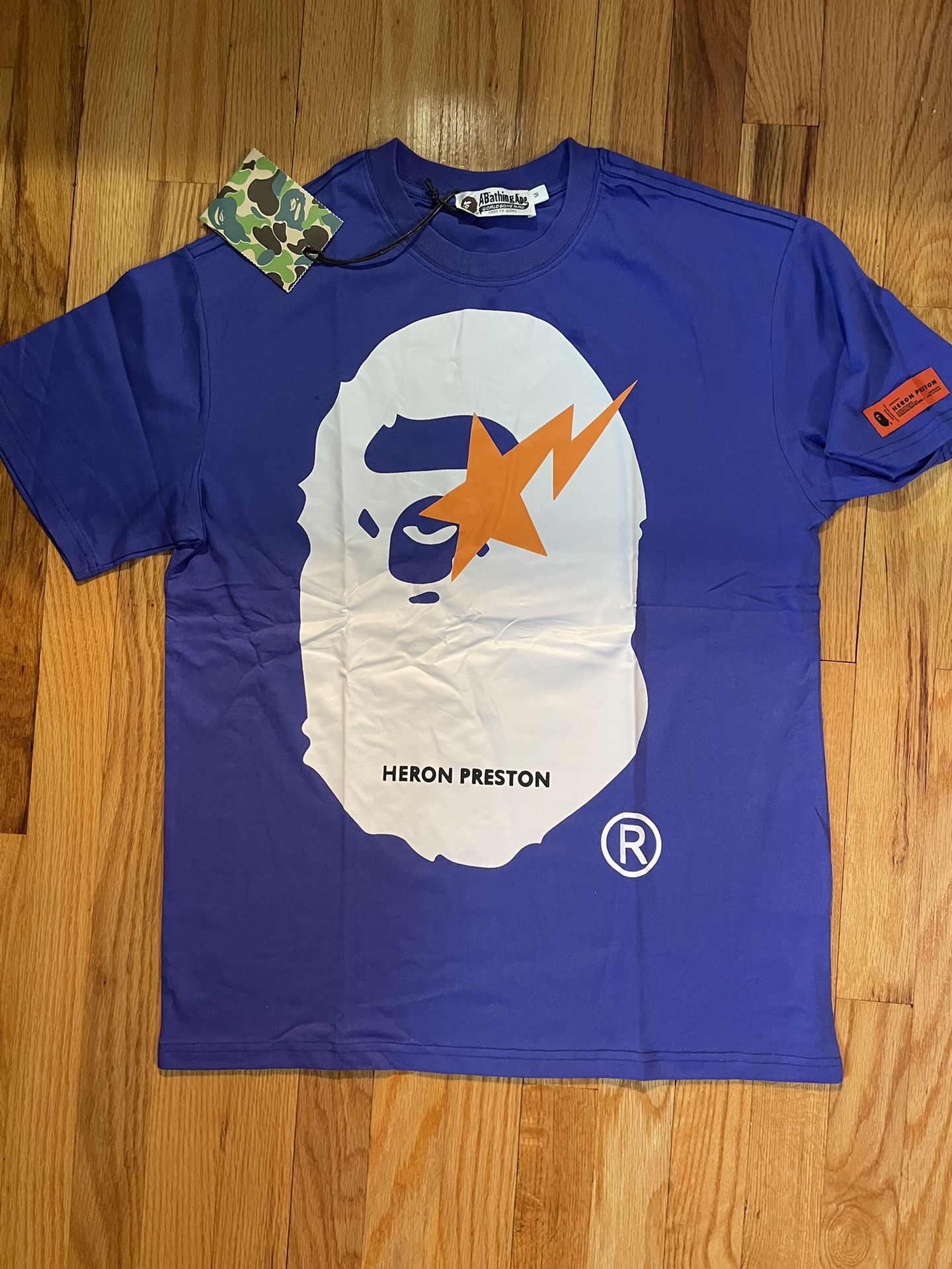 Bape X Heron Preston Shirt (M,XL)
