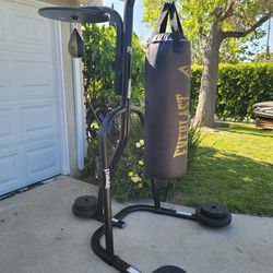 Dual Everlast Stand, Punching Bag, Speed Bag