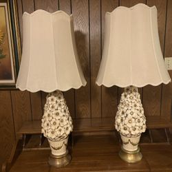 1970 Old Flower Style Lamps