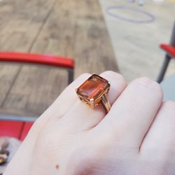 Citrine Ring Size 6.5