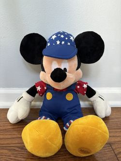 Stars And Stripes Mickey Mouse Plush