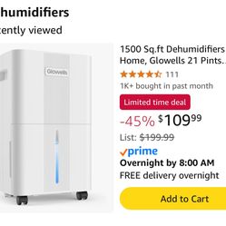 Glowells Dehumidifier 