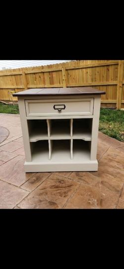 Rustic modern wine cabinet/Side table