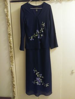 Ladies blue dress