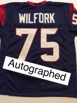 SPECIAL! Vince Wilfork SIGNED Jersey only $99 TODAY