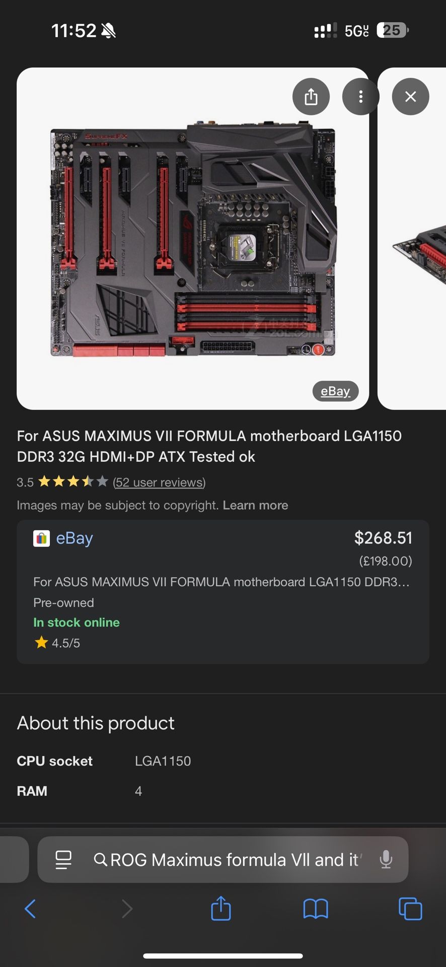 Asus ROG Maximus VII Formula π©π©YES STILL AVAILABLE π©π©π©π©