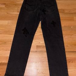 LEVIS X CHROME HEARTS 550 JEANS
