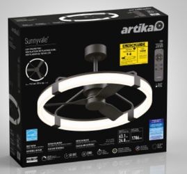 New Artika Sunnyvale Fandelier 28” LED Remote Control Including  SALE SALE $75  💰💰