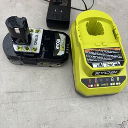 Ryobi Charger And 18v Battery