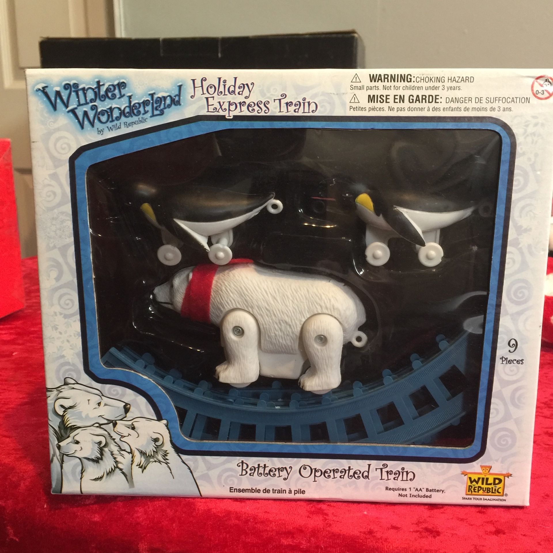 Battery operated train for Christmas