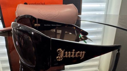 Vintage Juicy Couture Made in Italy Sunglasses w/ Original Case – Excellent Condition