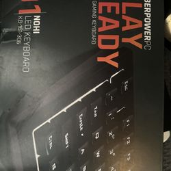New condition:  “CyberpowerPC” 01 Nohi LED keyboard kb-161-306  PLAY READY 