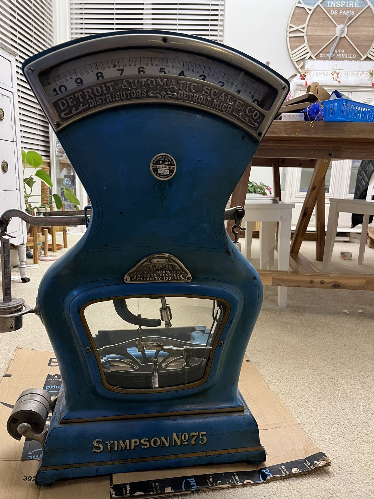 1900’s Stimpson Scale Also Known As Detroit Automatic Computing Scale