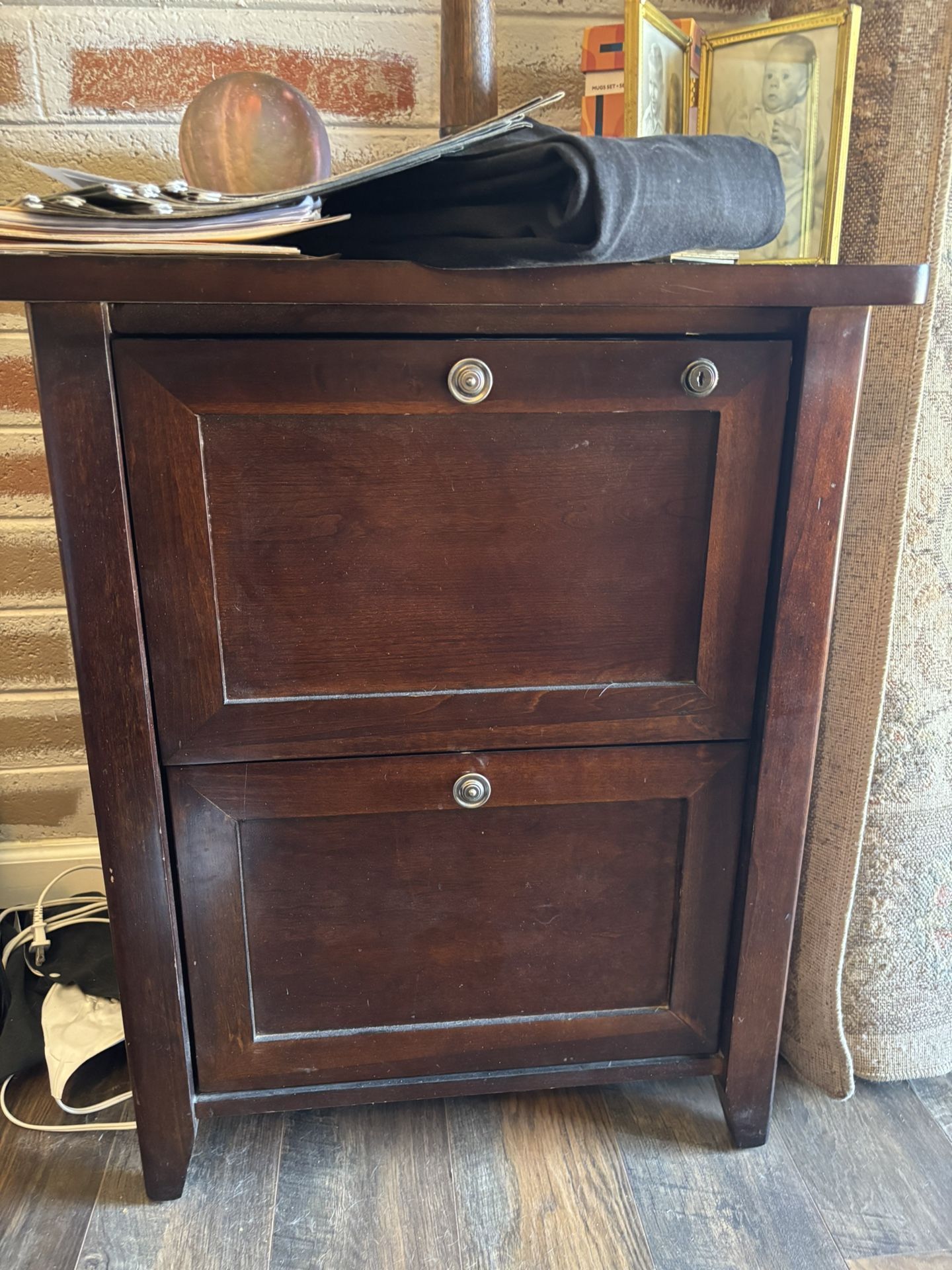 Wooden Filing Cabinet