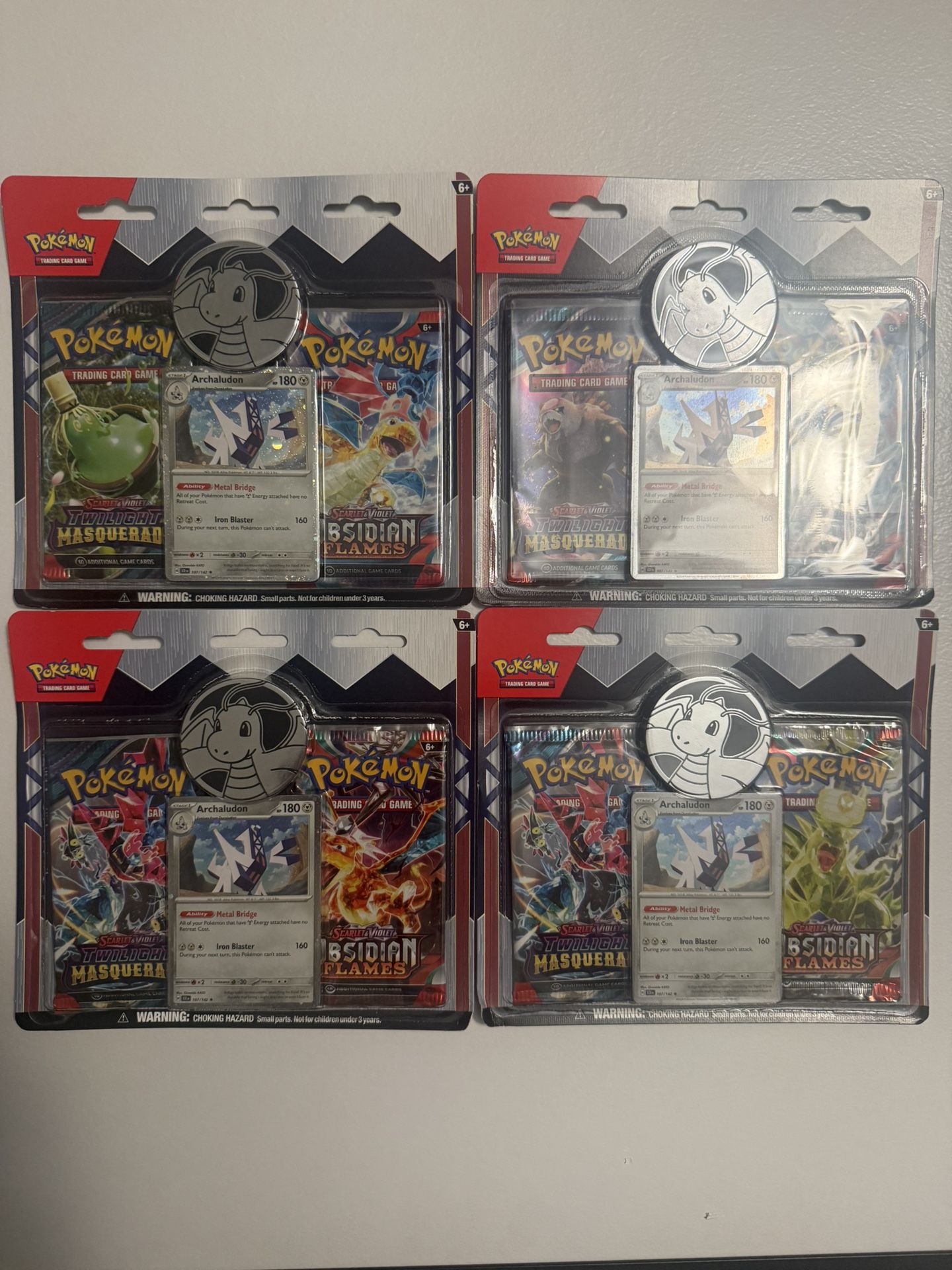 Pokémon Archaludon Blister Packs
