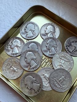 Pre 1964 90% silver Washington quarters