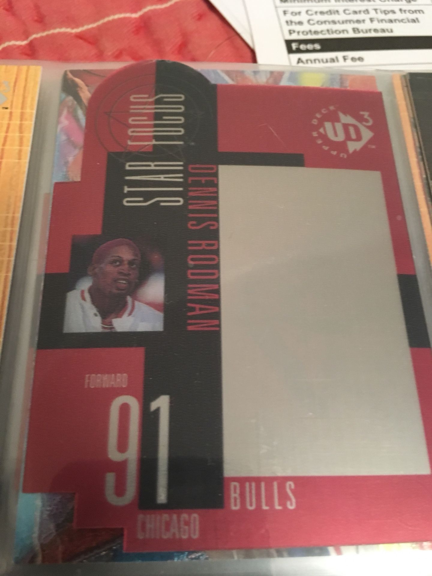2 Dennis Rodman Basketball Cards!! 2 Free Scottie Pippen Card included!!