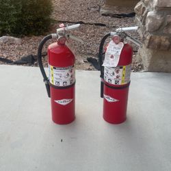 2 Fire Extinguishers