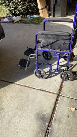Wheelchair Walker Super Light Very Good Condition Easy To Fold And Curry