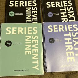 Knopman Marks Series 79 & 63 textbook and supplement