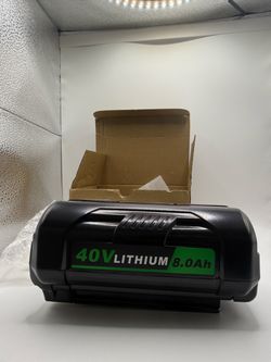 40V 8.0Ah Battery for Ryobi Lithium OP4050 OP40602 OP40261 OP4060 OP4030 8000mAh