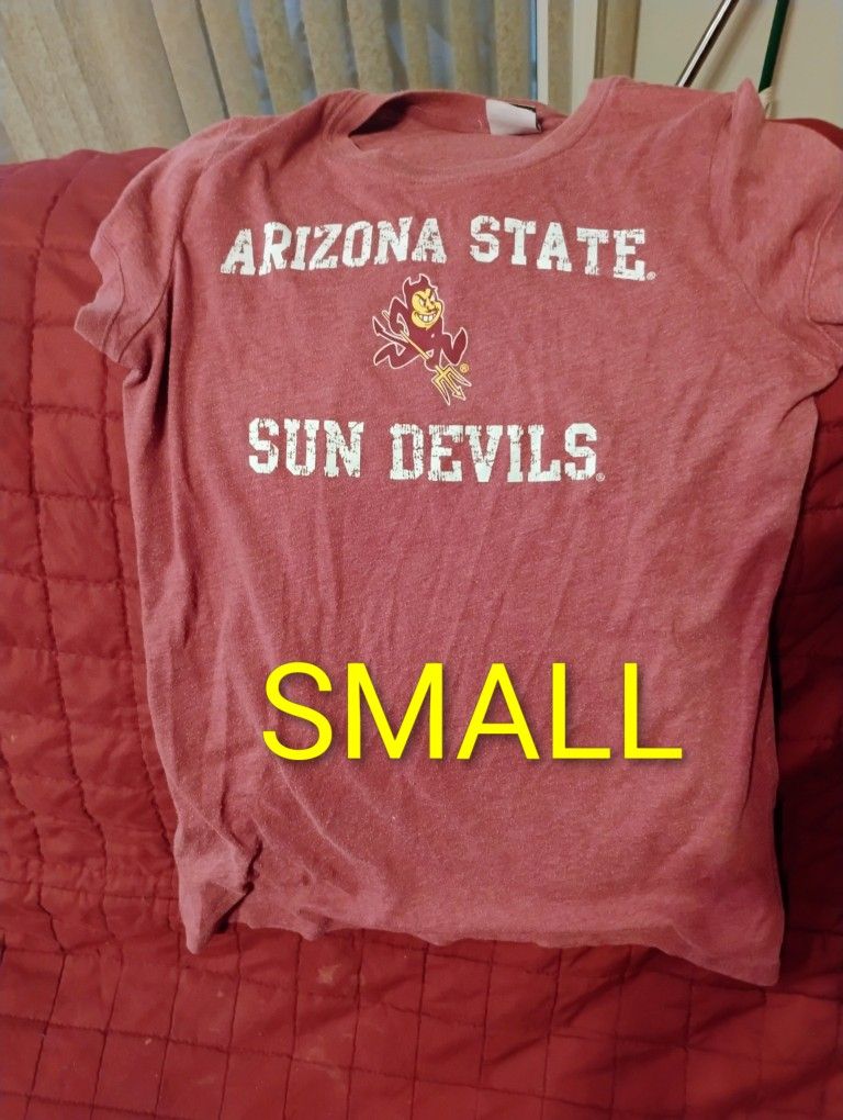 Women's V Neck Sports Tee Shirts(ASU & CARDINALS)