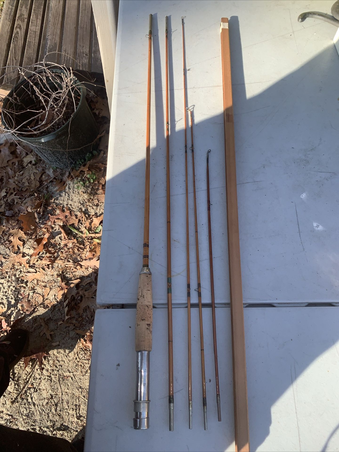 Vintage Bamboo Fishing Rod