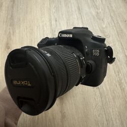 Canon EOS 70D with Sigma 17-50mm Lens 