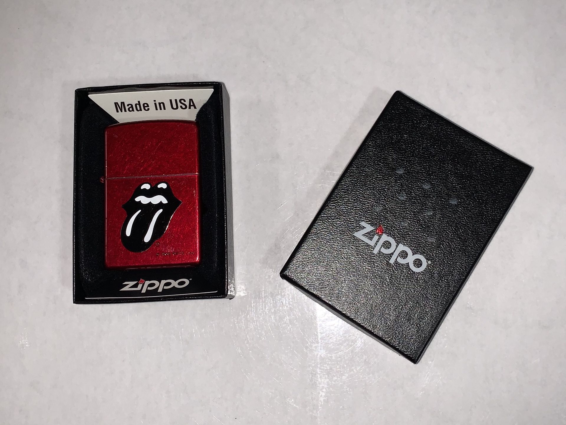 Zippo Lighter, retired Rolling Stones design, new never used