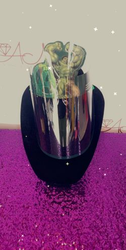 Hulk kids face shield